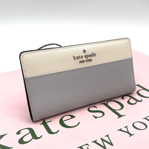 Kate Spade Madison Large Slim Bifold Wallet - Picture 2 of 7